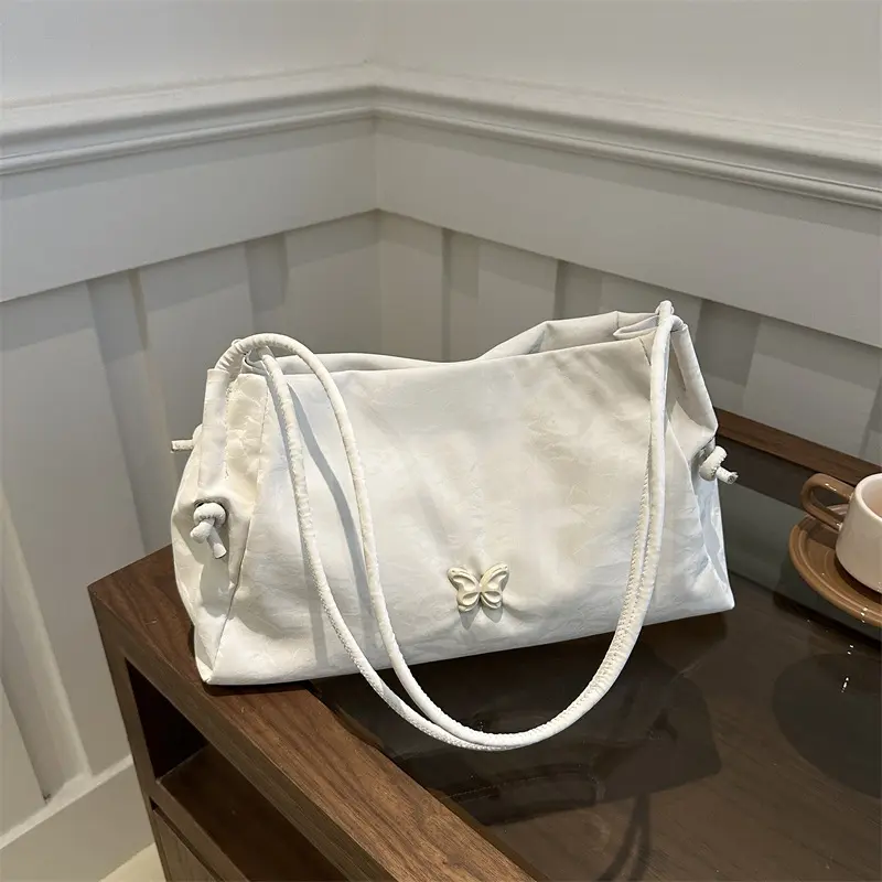 Fashion Commuter Large Capacity Bag for Women 2024 New School Bag for College Students Casual All-Match Shoulder Bag Tote Bag