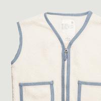 Gambar SABINE AND HEEM - PIPPI Sherpa Vest - Broken White - Rompi Bulu Anak - L (5-6 YO) dari sabineandheemofficial Kota Tangerang Selatan 2 Tokopedia