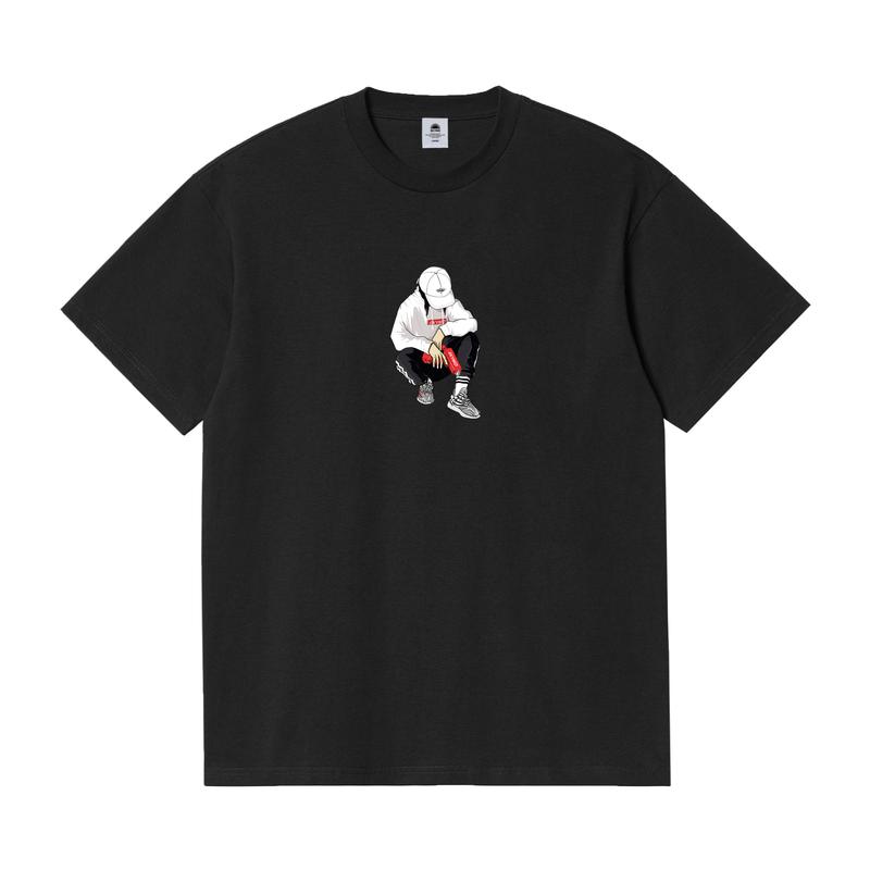 Skymo Apparel Tshirt Hype 1 Black Kaos Combed Lembut 0