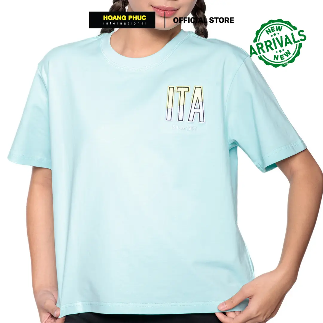 KAPPA ÁO THUN TAY NGẮN NỮ KOAF2TD06  Women Top Cổ Tròn