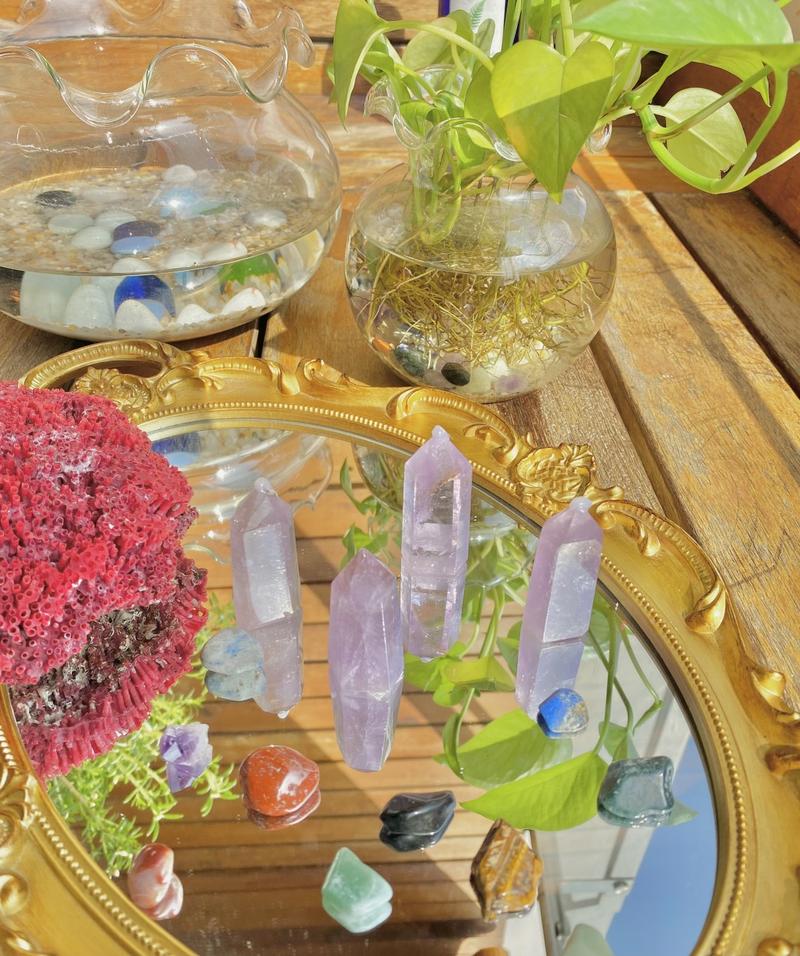 Product Introduction of Tinh thể thạch anh tím màu Lavender hỗ trợ ngủ ngon may mắn bình an 2