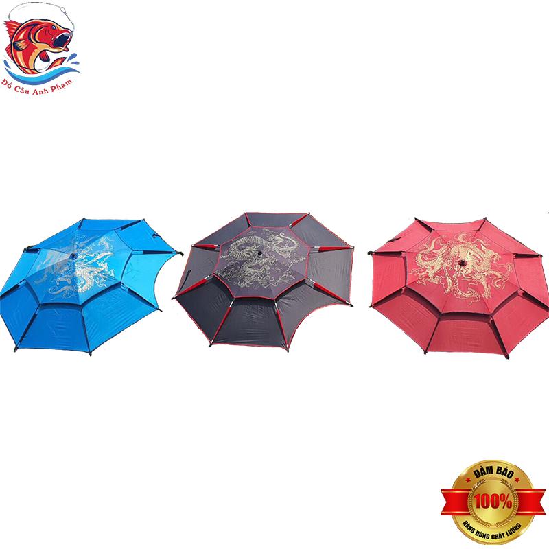 Ô Dù Câu Cá Dã Ngoại Kim Long 2 Tầng Thước 2m2- 2m4 Bền Bỉ 0