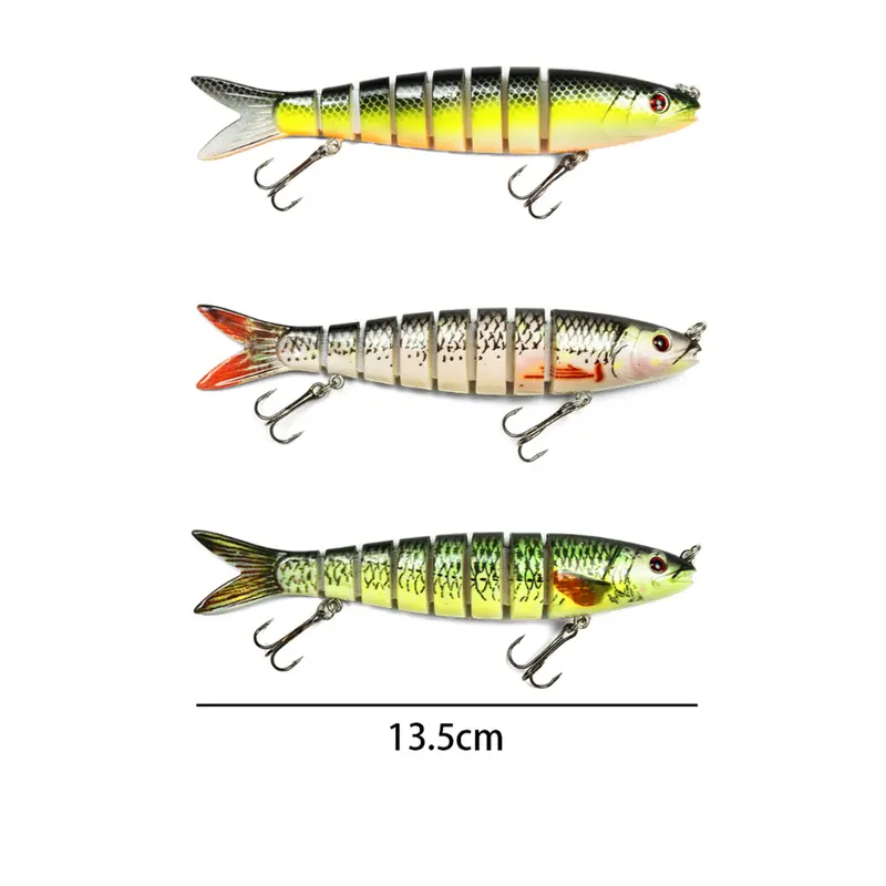 Mata Kail Bentuk Ikan Hidup Plastic / Premium Lure Pancing Lure Dengan 2 Kail / Umpan Pancing Mancing / Kail Pancing / Umpan Kail 4