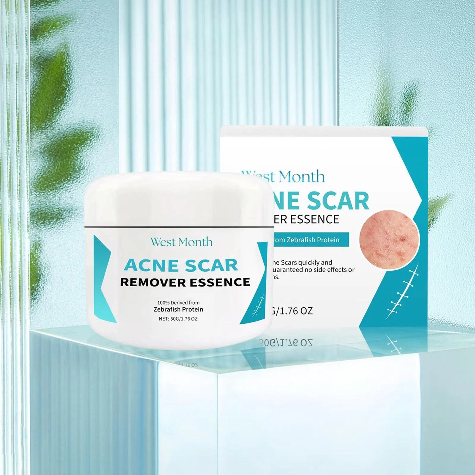 Moisturizing Acne Care Cream, 2 Counts/set Hydrating Skin Care Cream, Smoothing Face & Body Cream, Skin Care Product for Women & Men
