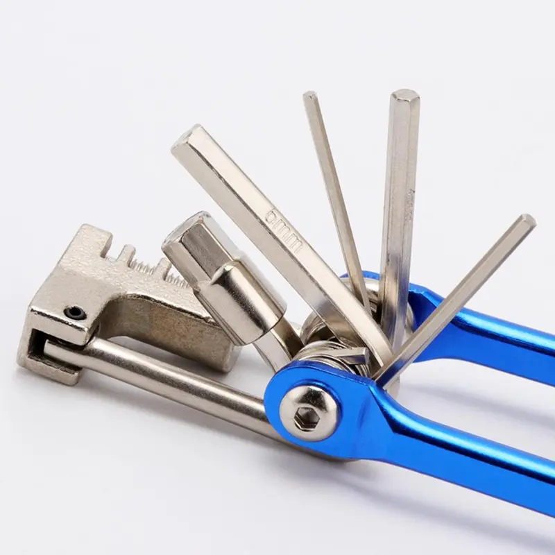Bộ Dụng Cụ Phục Hồi Xe Đạp, Đa Chức Năng, 11 Trong 1, Bao Gồm Tuốc Nơ Vít Xe Đạp, Cờ Lê Lục Giác, Nan Hoa Và Xích 6