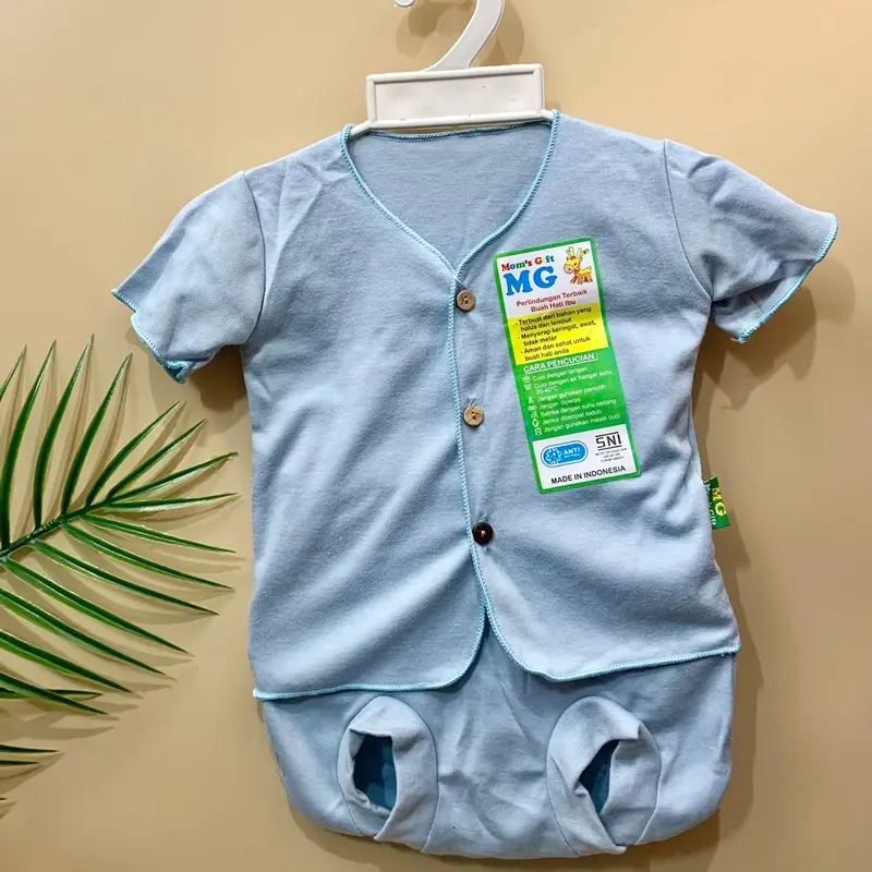 Mom Gift set polos - setelan polos newborn Bayi lahir 0-6 bulan 4