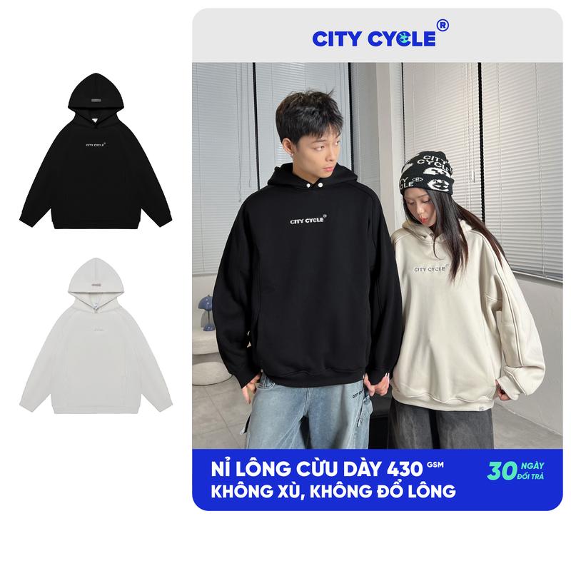 Áo hoodie nam nữ dày nỉ mùa thu đông Local Brand Chính Hãng City Cycle áo Hoodie Hover