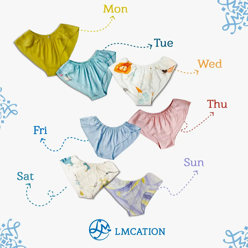 Quần lót ngủ Tencel LMcation - Hoa văn Áo Voan