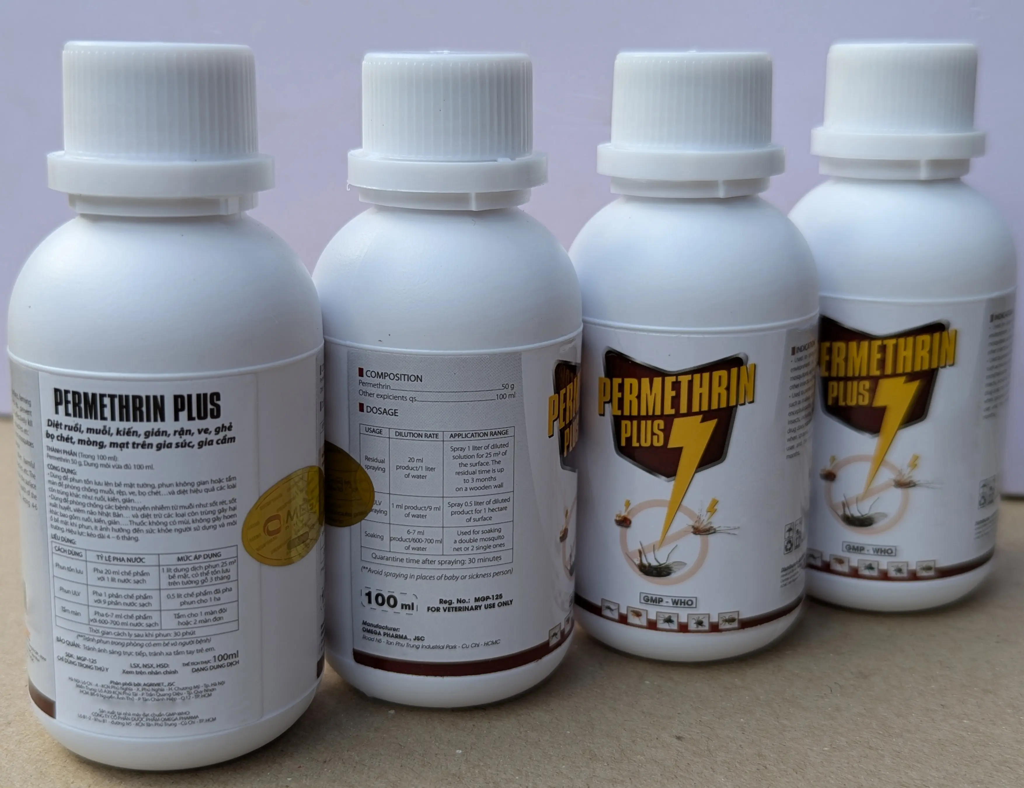 1 lọ PER ME THRIN PLUS 100ml Dạng nước - Thuốc Phun diệt ruồi, muỗi, kiến, gián, rận, ve, ghẻ, bọ chét, mòng, mạt trên gia súc, gia cầm - Công ty CP Agriviet.,JSC