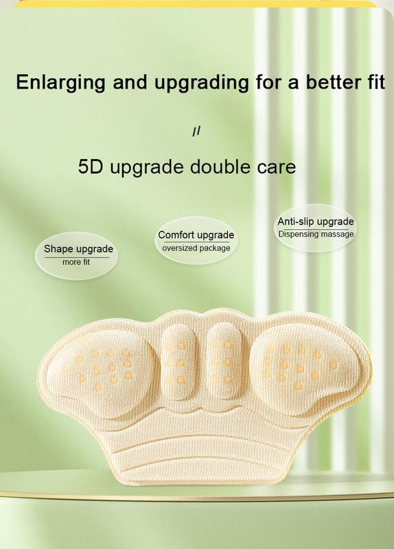 Product Introduction of High Heels Shoe Heel Stickers Heel Protector Inserts Anti Pain Plantar Fasciitis Relief Anti-Slip Adjust Size Anti-wear Heel Pad 6