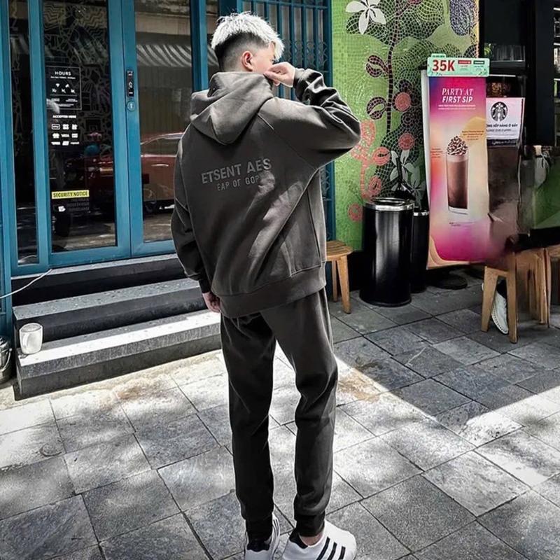 [ Xả Kho Đón Tết ] Bộ Hoodie Ẹt : Chất Nỉ Chân Cua Dày Dặn . New 2024 Nam 1