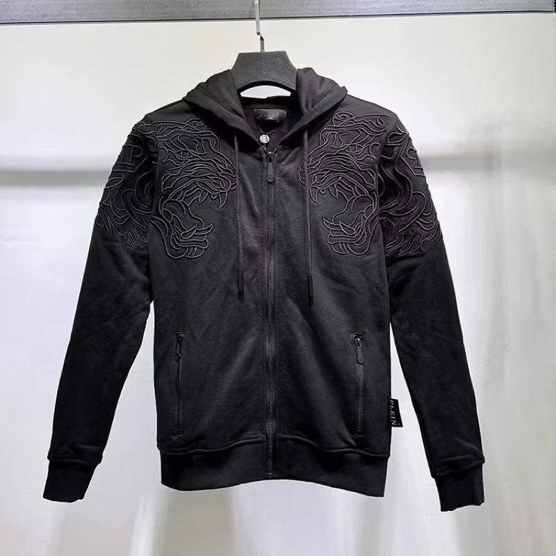 HEKAJSHOP Áo Khoác Nỉ Philipp Plein qp Con Hổ  Áo Nỉ Dày Dặn Dáng Rộng Nam Nữ