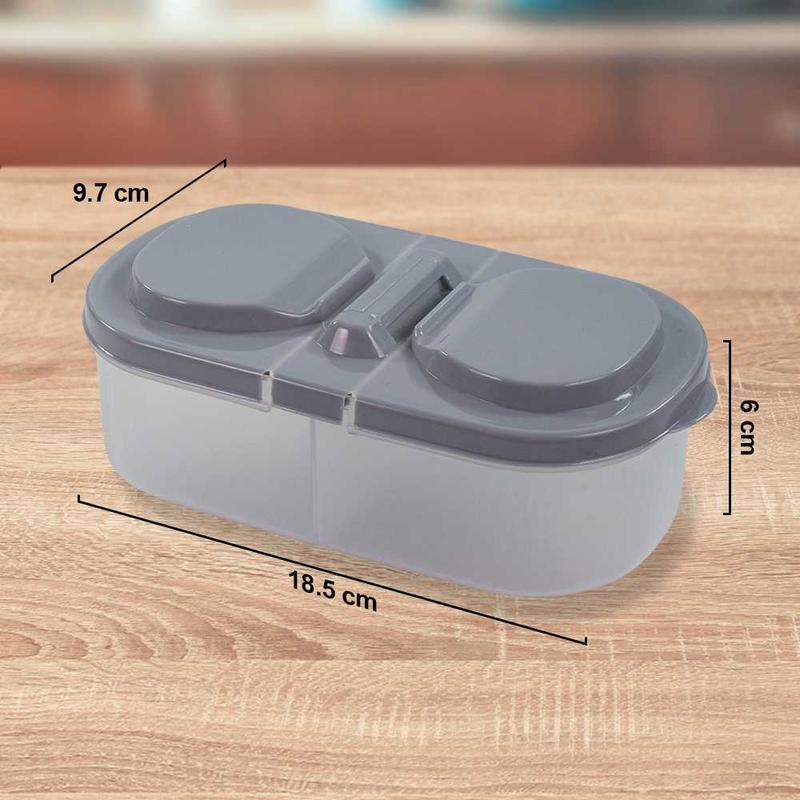 MOONBIFFY Wadah Makanan Plastik Food Storage Container Flip Top Lid - MO-17CM 5