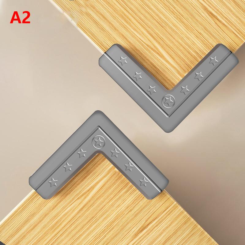 Bảo vệ góc an toàn cho đồ nội thất bằng silicon, 2 miếng, dải cạnh, góc nhôm, Windows , Bảo vệ đầu chống va chạm cho trẻ em Voi Kem 8