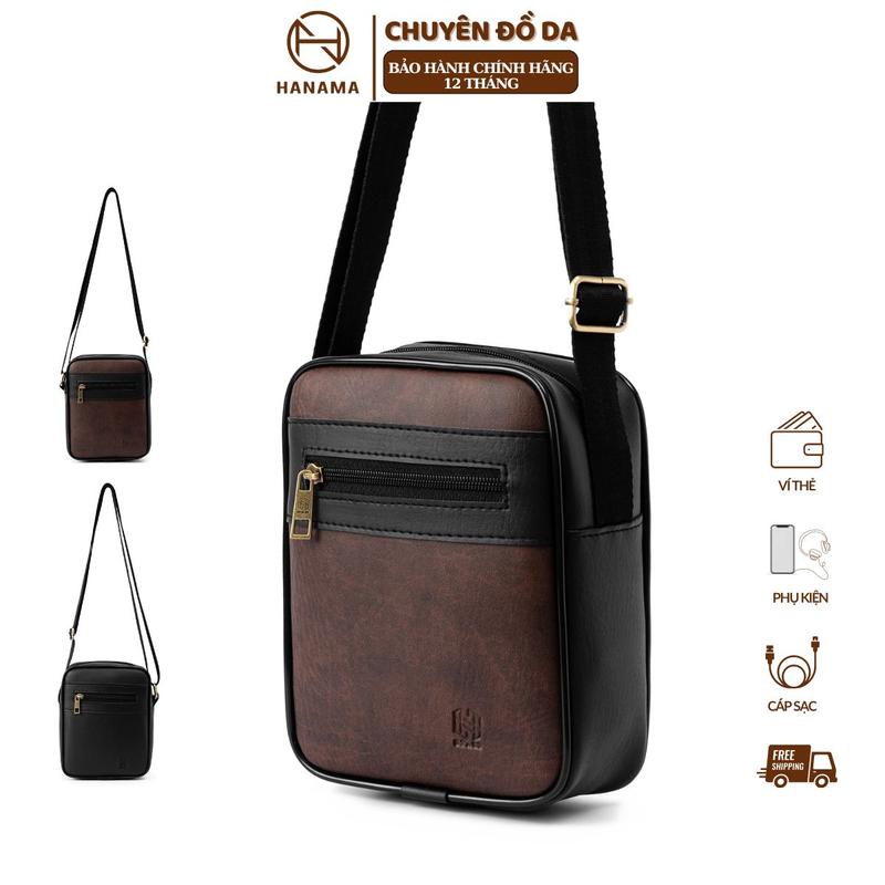 [SALE DAILY _ GIÁ SỐC] TU3 - Túi đeo chéo cao cấp Hanama DaBag Nam Đeo Vai Nhiều Ngăn