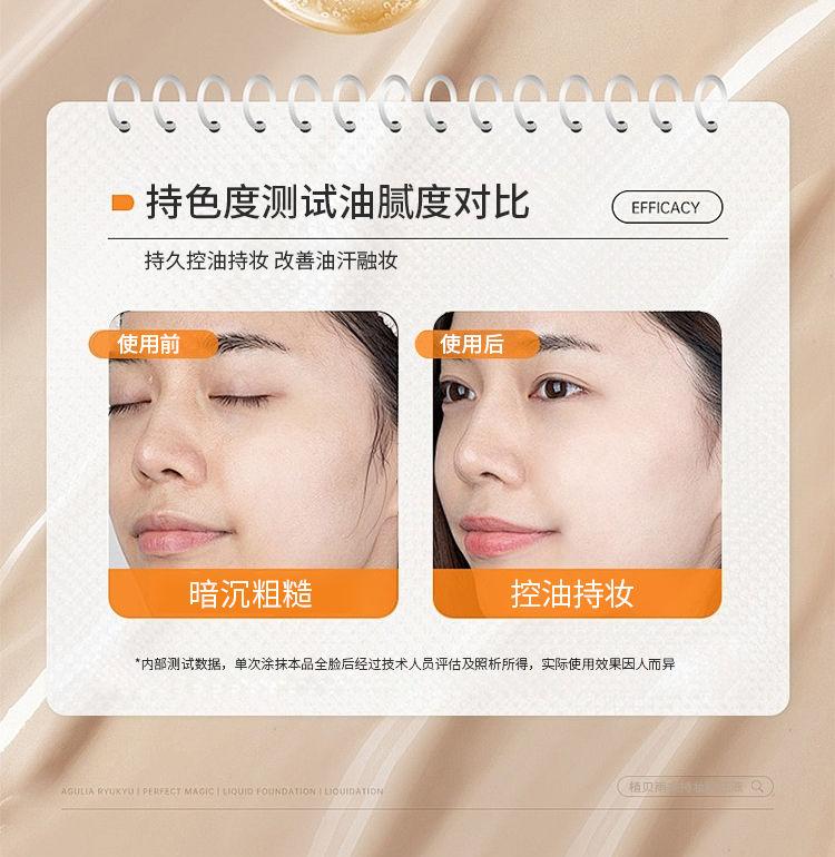 Product Introduction of Longwear Foundation Hydrating Oil Control Waterproof and Sweat-Proof Long-Lasting Concealer Smear-Proof Makeup Non-Stuck Powder Dry Oil Skin Nourishing BB Cream 4