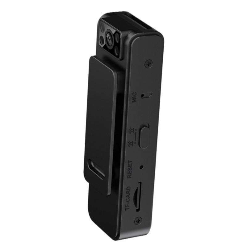 Máy ảnh bỏ túi, độ phân giải HD 1080p, Vlog và Mini Camera thể thao, có từ tính, kẹp lưng, thích hợp cho mũ bảo hiểm, du lịch, xe đạp và sử dụng lái xe, hỗ trợ thẻ TF 6