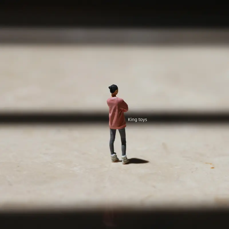 Mô Hình Tượng Nhỏ Đồ Chơi Vua, Tỷ Lệ 1 / 64, 1 / 87 Và 1 / 43, Làm Bằng Resin, Mô Hình Cô Gái Thể Thao, Thích Hợp Cho Diecast Và Bộ Sưu Tập Thu Nhỏ 3