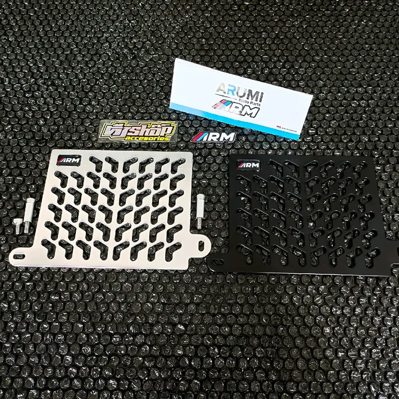 Cover radiator ARM full cnc pcx adv vario 125 / 150 / 160 nmax aerox pattern design cyber arumi motoparts engine motorcycle Probolt 1