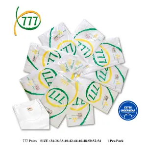 777 KAOS OBLONG PRIA 777 Polos O 777 ISI 1 Pcs Bahan Katun 100% Cotton Ukuran 34-54 Warna Putih Kaos Oblong 777 Polos Tanpa Kancing