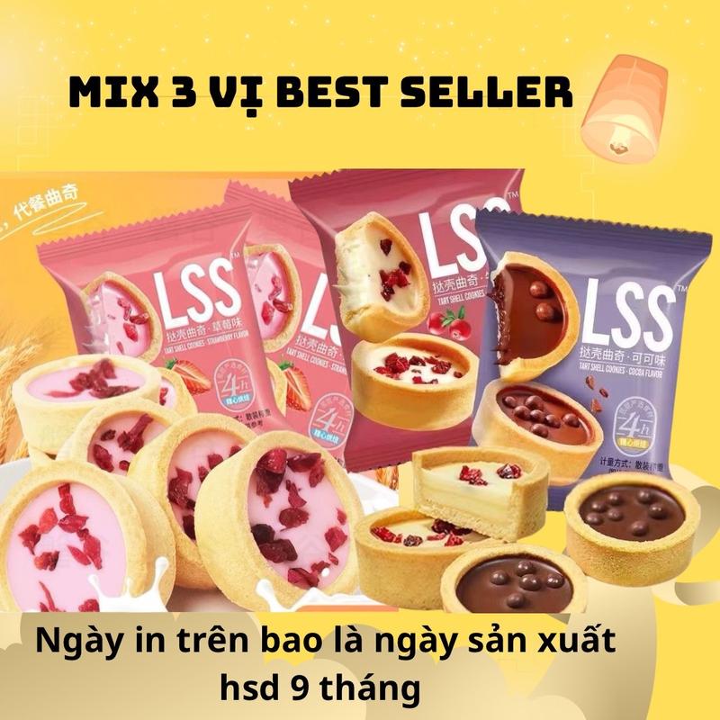 Bánh Quy Socola LSS Bánh quy bơ phủ socola thơm ngon bánh cookies socola - Ăn Vặt hala food