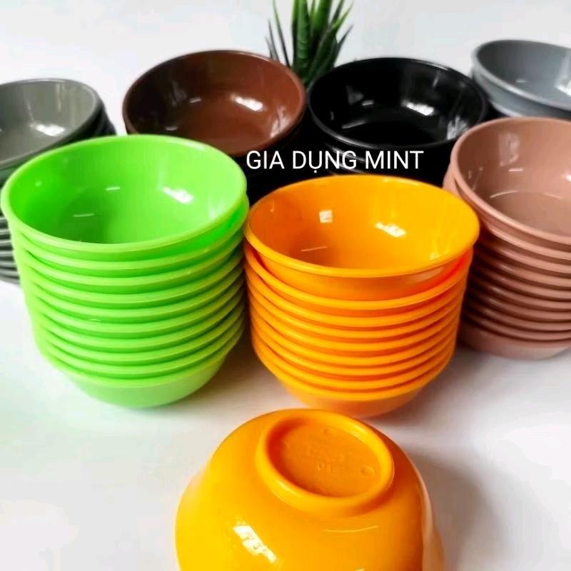 Combo Sỉ 100 chén nước chấm tròn, chén nước mắm , chén nhựa pp đựng nước sốt