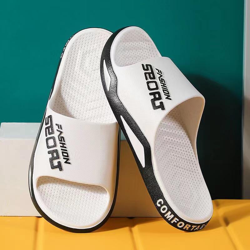 Product Introduction of Summer slippers indoor bathroom bath non-slip beach slippers men and women slippers Footwear Flipflop Shoes Slide Walking Shoes Boy Comfort Weight Fasciitis Dance 6
