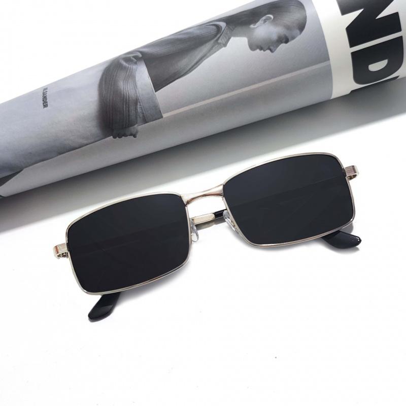 Kính Râm Gọng Vuông, Thời Trang, Phong Cách Cổ Điển Đơn Giản, Dành Cho Nam, Cá Tính