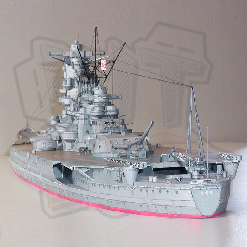 Mô hình giấy tàu thuyền quân sự DN IJN Yamato 0