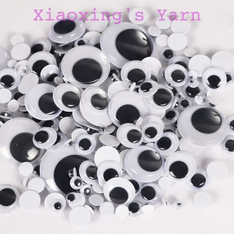 【hi toy】 Mắt thú nhựa lúc lắc dán đủ size hình tròn làm búp bê, thú bông thủ công DIY | Xiaoxingyarn 7