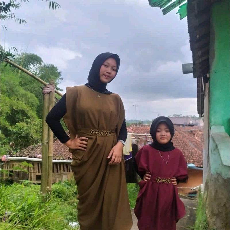 outer kaftan kondangan kaftan modern kaftan rinjani Gamis Tebal 7