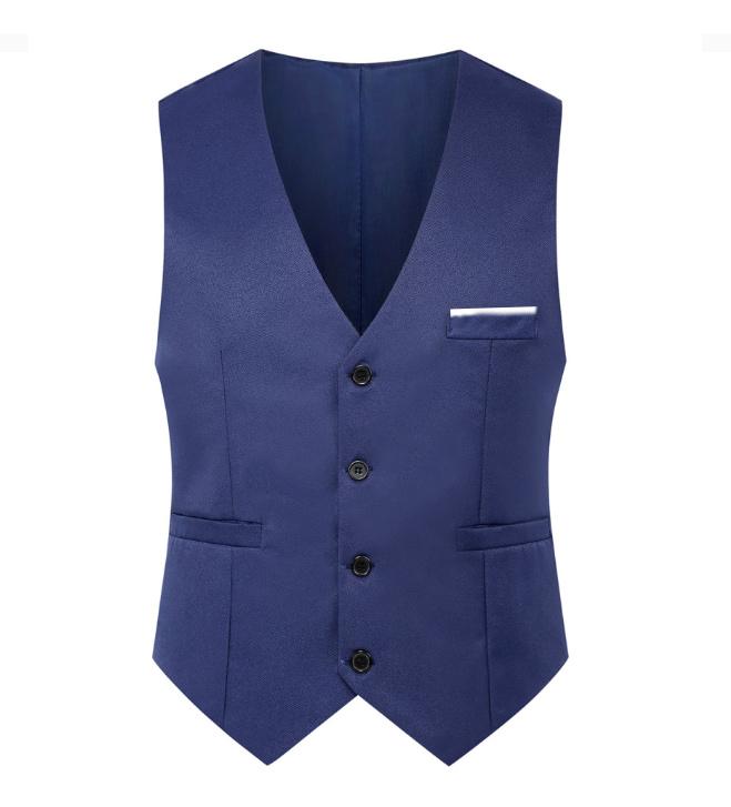 Product Introduction of M-5XL Men's Suit Vest Summer Slim Fit Waist Solid Tank Top Business Leisure Party Bar Banquet Dress 4