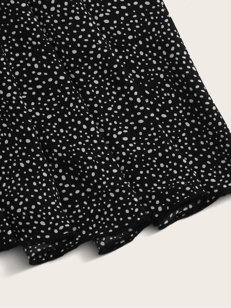 Product Introduction of Women's All Over Print Skirt, Casual Fashion A Line Skirt for Daily Wear, Ladies Bottoms for Summer 4