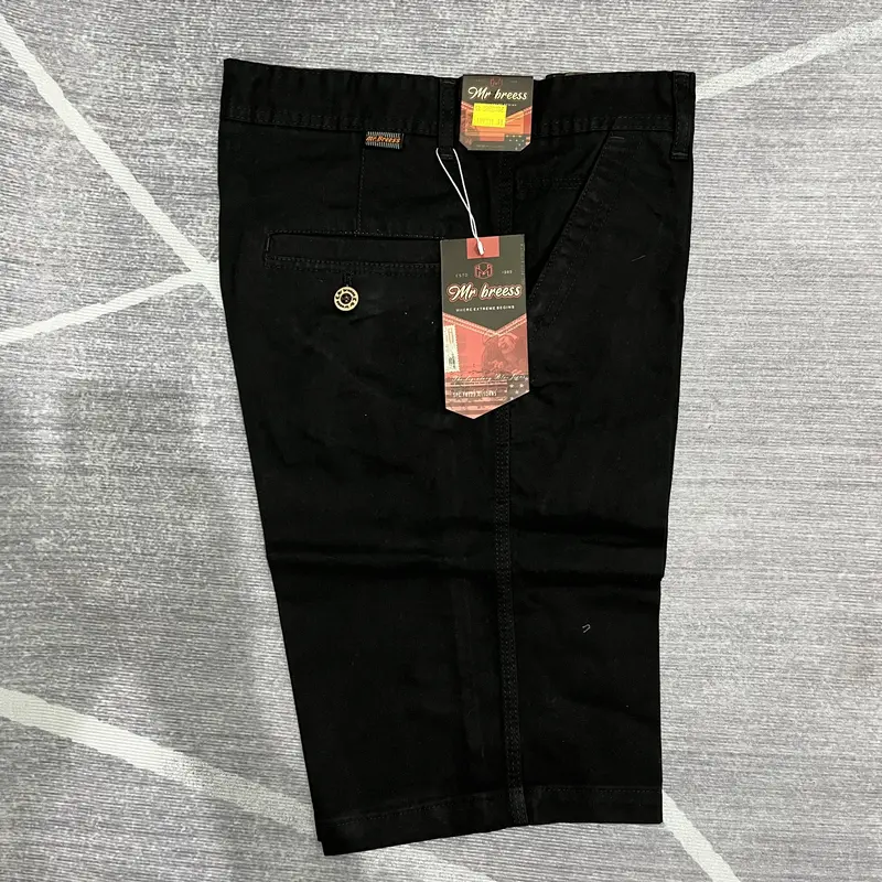 Mr Bress Celana Pendek kanvas Pria Original Bahan Katun Lembut Non Stret Size 28-38 1