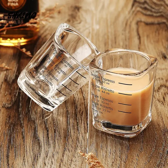 double shot square espresso 60ml measuring cup / gelas takar ukur kopi - DOUBLESHOT 60ML 5