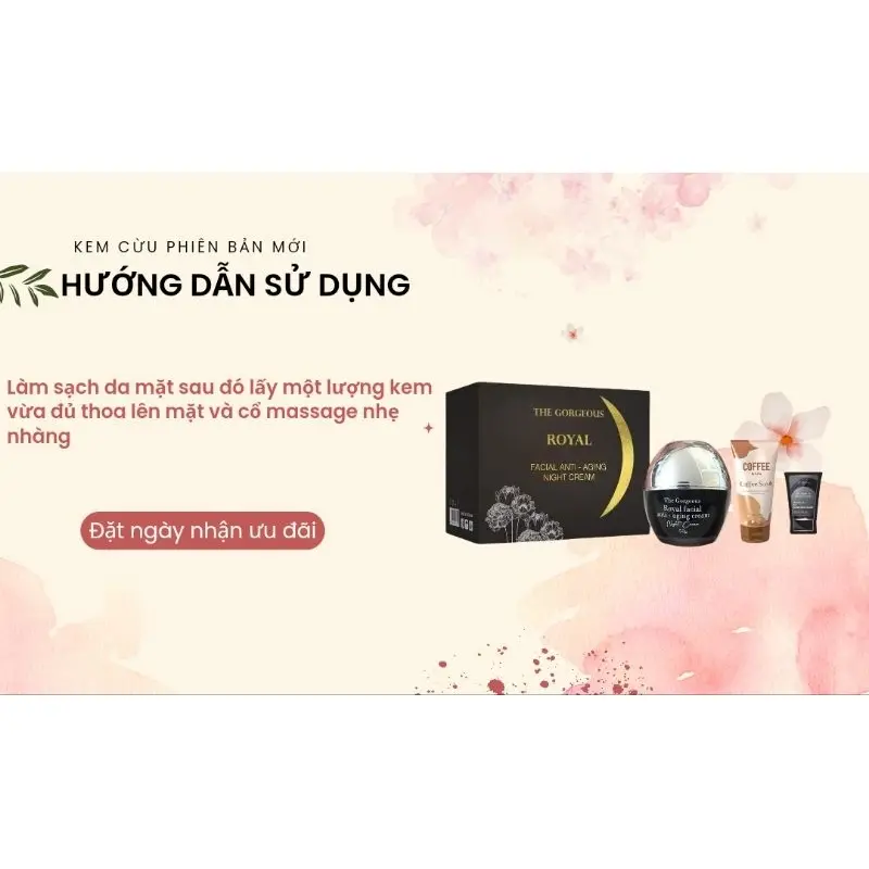 ((Mới)) Kem Cừu Đêm Phiên Bản Mới Múi Xù Gorgeous  (Gồm 3 Món : Kem Cừu + Chống Nắng + Tẩy Tế Bào) 2