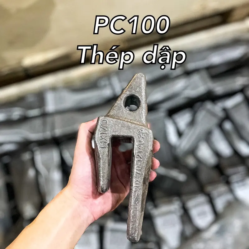 PC100 Lợi gầu Thép dập - dùng cho máy xúc 75/100 0
