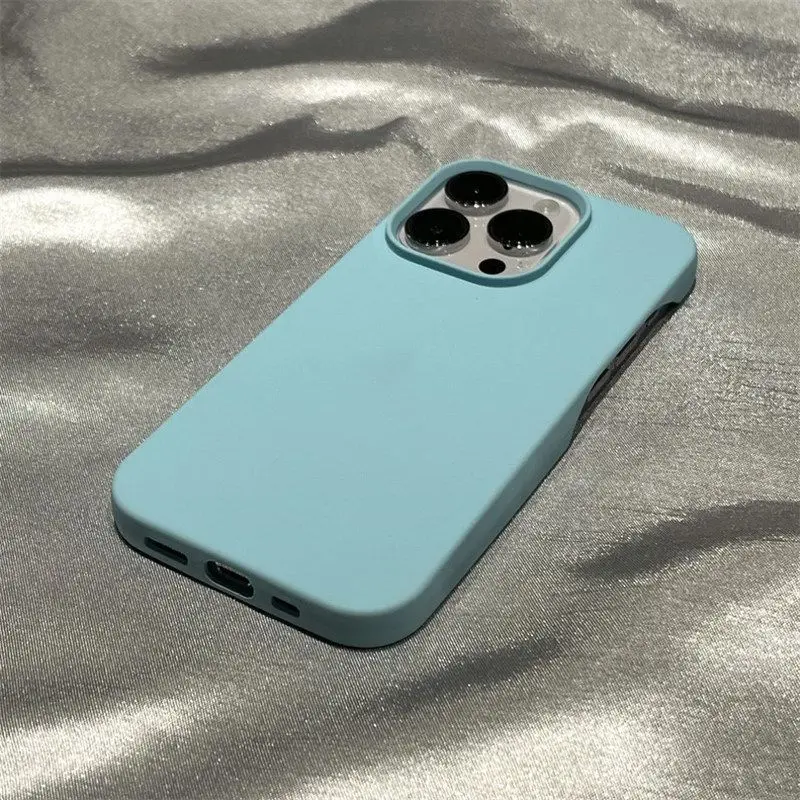 Ốp Lưng iPhone 16 / 15 Pro Max, Tương Thích Với iPhone 13 / 12 / 11 / 14 Plus, Ốp Lưng Nửa, Màu Trơn T4A78-32 7