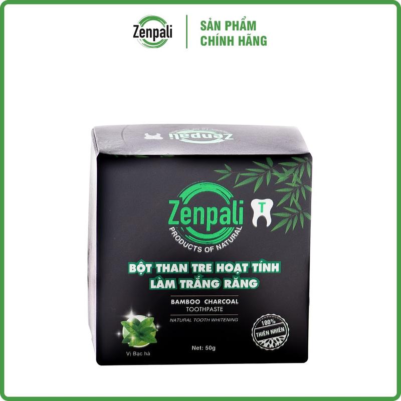 Zenpali Than trắng răng hoạt tính   hỗ trợ cải thiện trắng răng