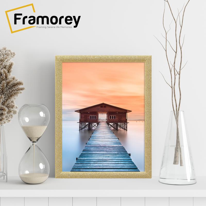 Gold Glitter Sparkle Picture Frame / Photo Frames / Stardust Star Poster Frames / Photo Print Frame / Modern Frames 5
