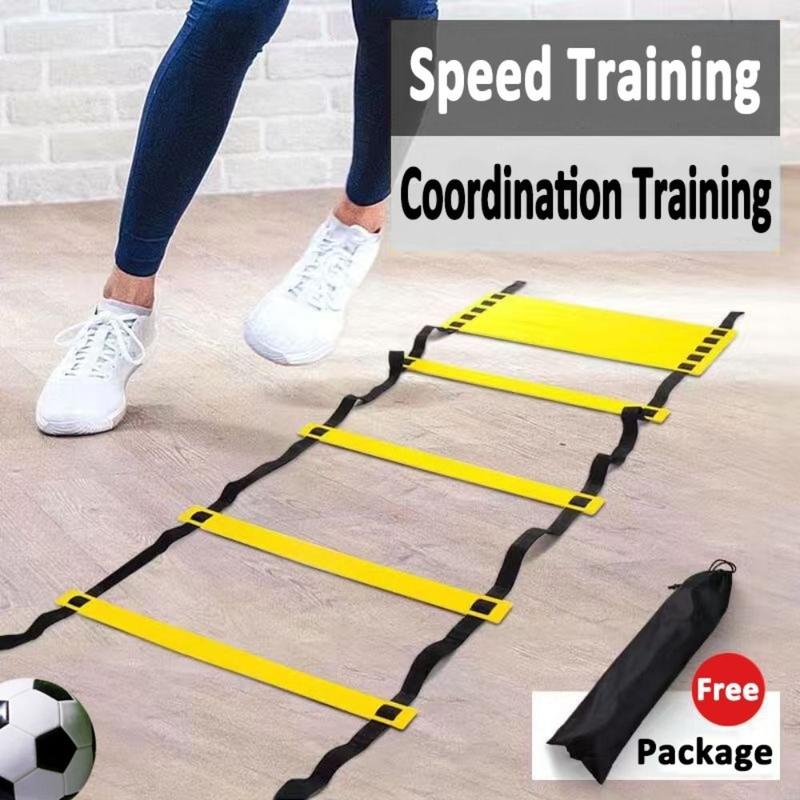 Sport PP Nylon rope Agility Training Obstacle Rope Yellow Adjustable ...