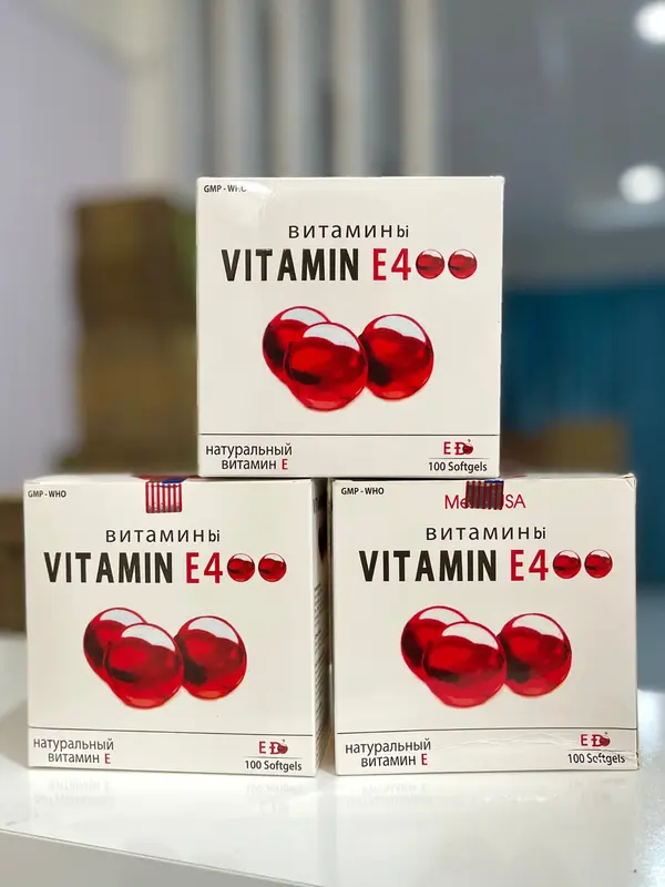 Combo 3 HỘP Vitamin E đỏ 4000mcg dành cho người lớn - Hộp 100 Viên - Thực phẩm bổ sung sức khoẻ 4