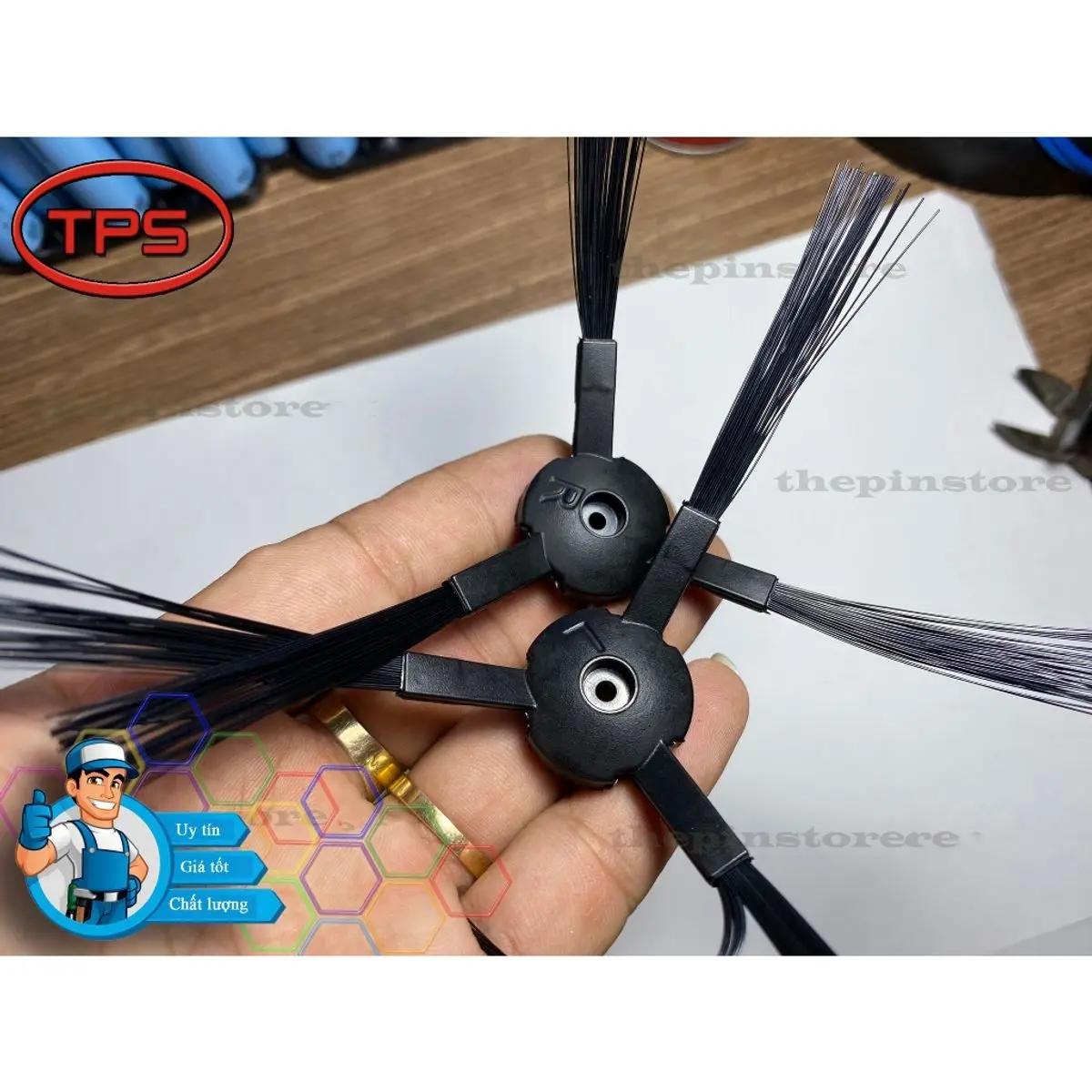 (1 ĐÔI ) CHỔI CẠNH ROBOT HÚT BỤI MEDION 18500, 18501, 19510 , 18600 , 19511 , 16510...
