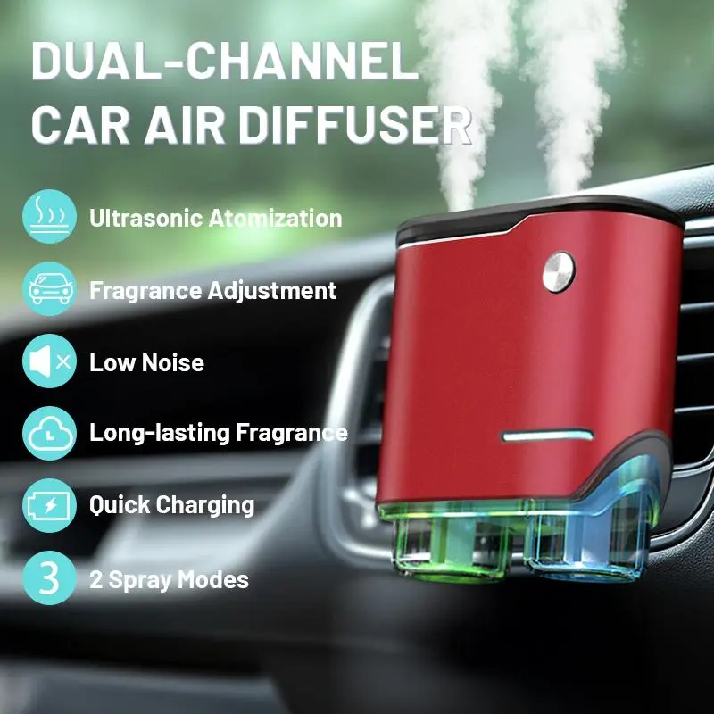 USB Rechargeable Car Air Freshener, Automatic Spray Aromatherapy Machine, Car Air Freshener, Home Fragrance Machine, Home Appliances 7