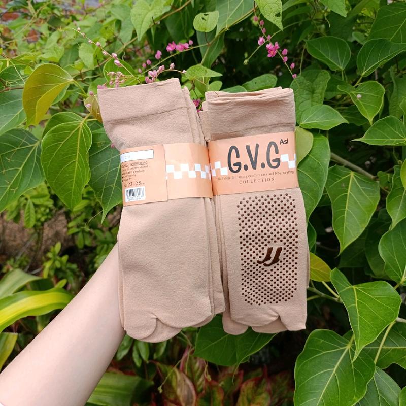   Vớ chống trượt  Combo 20 đôi vớ da GVG chống trượt màu da Nữ Women 