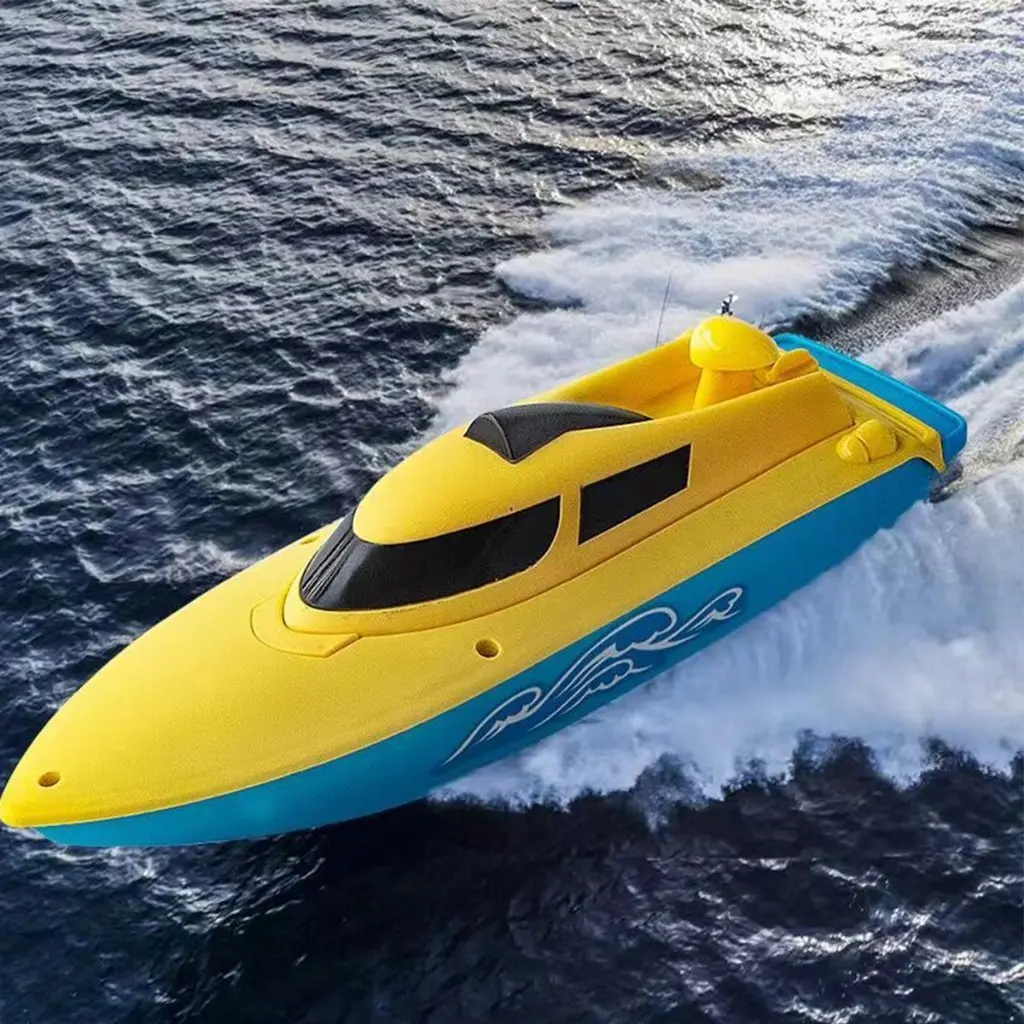 RC High speed boat remote control perahu air kapal, Remote Control Perahu Remot Air Baterai Mainan Plastik