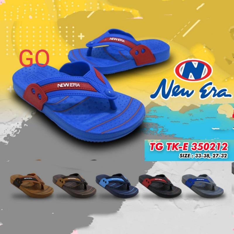 togo NEW ERA TG E 350212 Japit Ring 2 Sandal Jepit Karet Anak Laki-Laki Sendal Casual Sehari-Hari 0