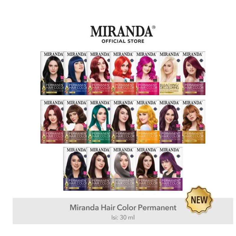 Miranda cat pewarna rambut harga murah cuci gudang Hitam Kering 1