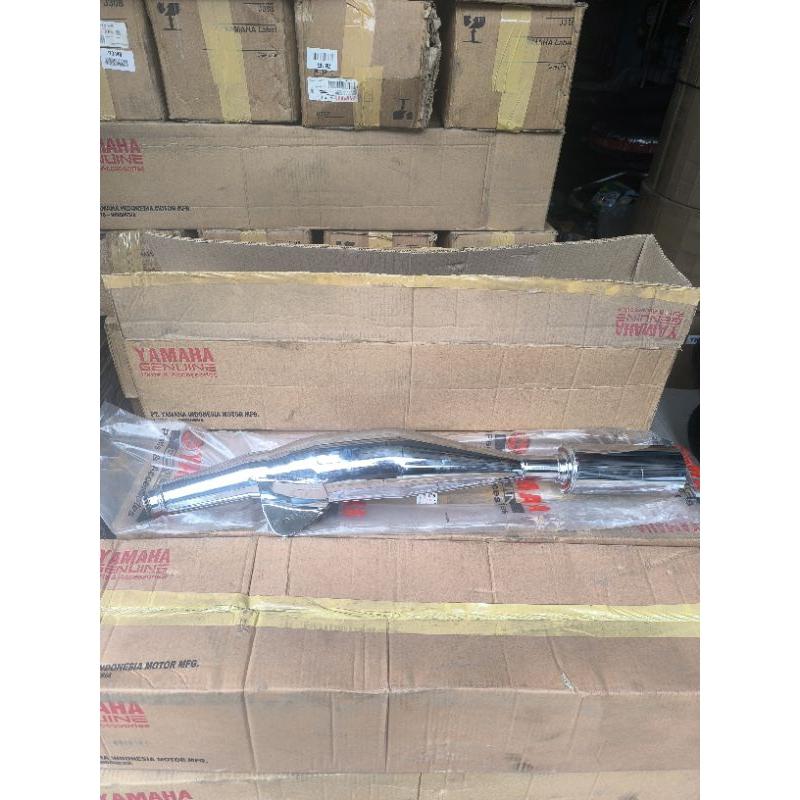 Knalpot Yamaha Fiz-R Fizr Asli Original Chrome NOS New Old Stok - Motorcycle 2