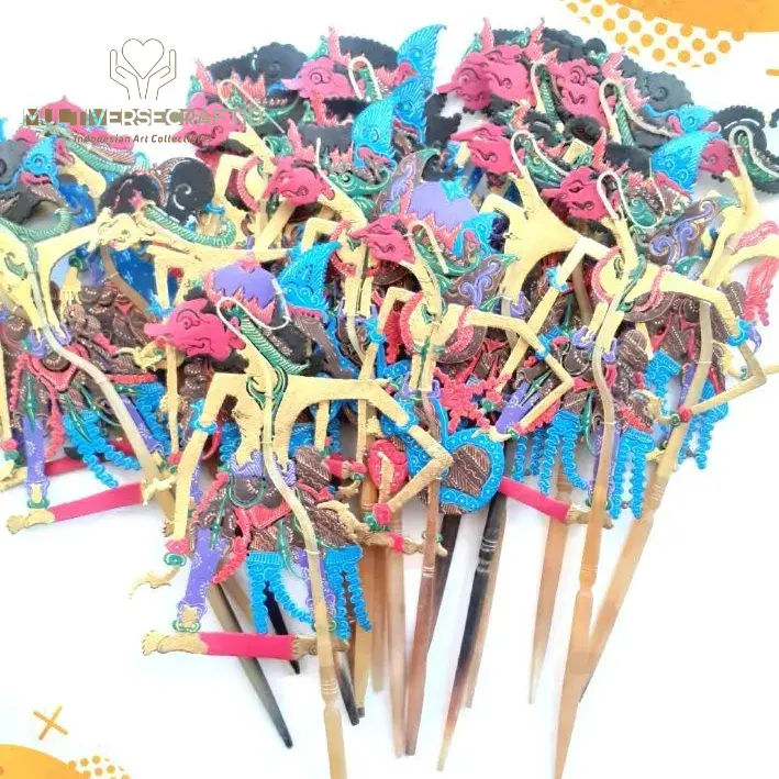 Wayang Alusan Kulit Asli Ukuran Mini  [Tinggi Wayang 15cm] 1